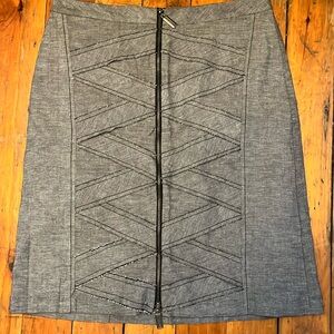 Stiletto Straight Skirt  Full Front Zipper and Fully Lined Size 8